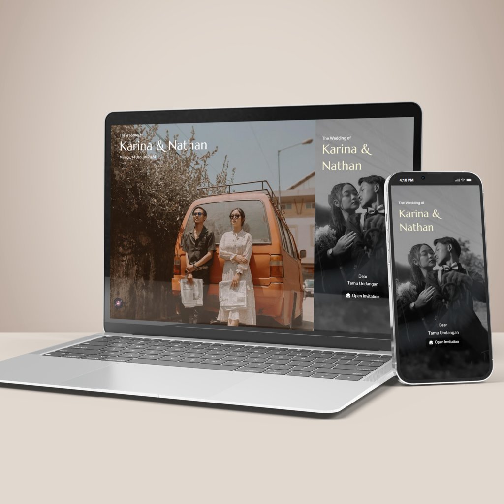 Undangan Website Tema 03 Brown-1