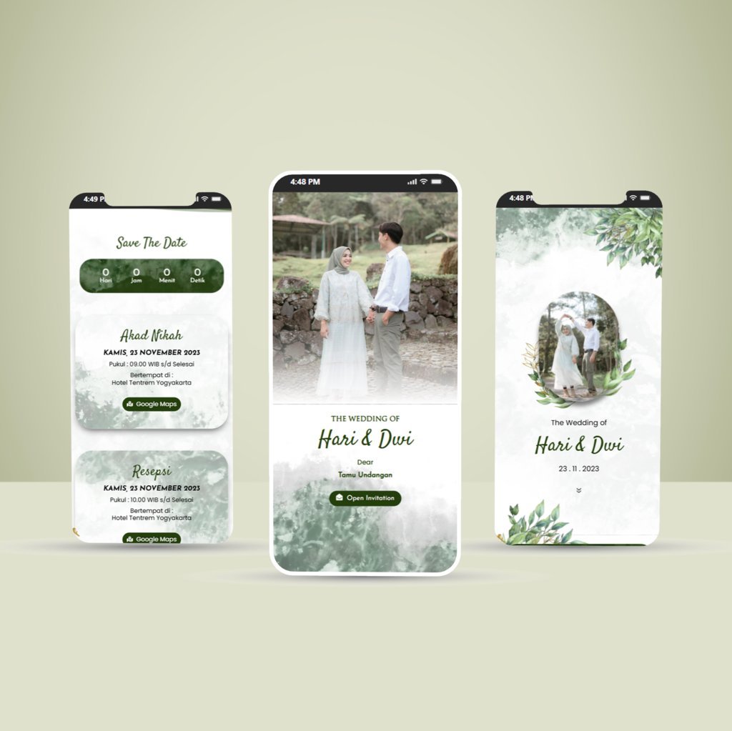 Undangan Website Tema AA-5