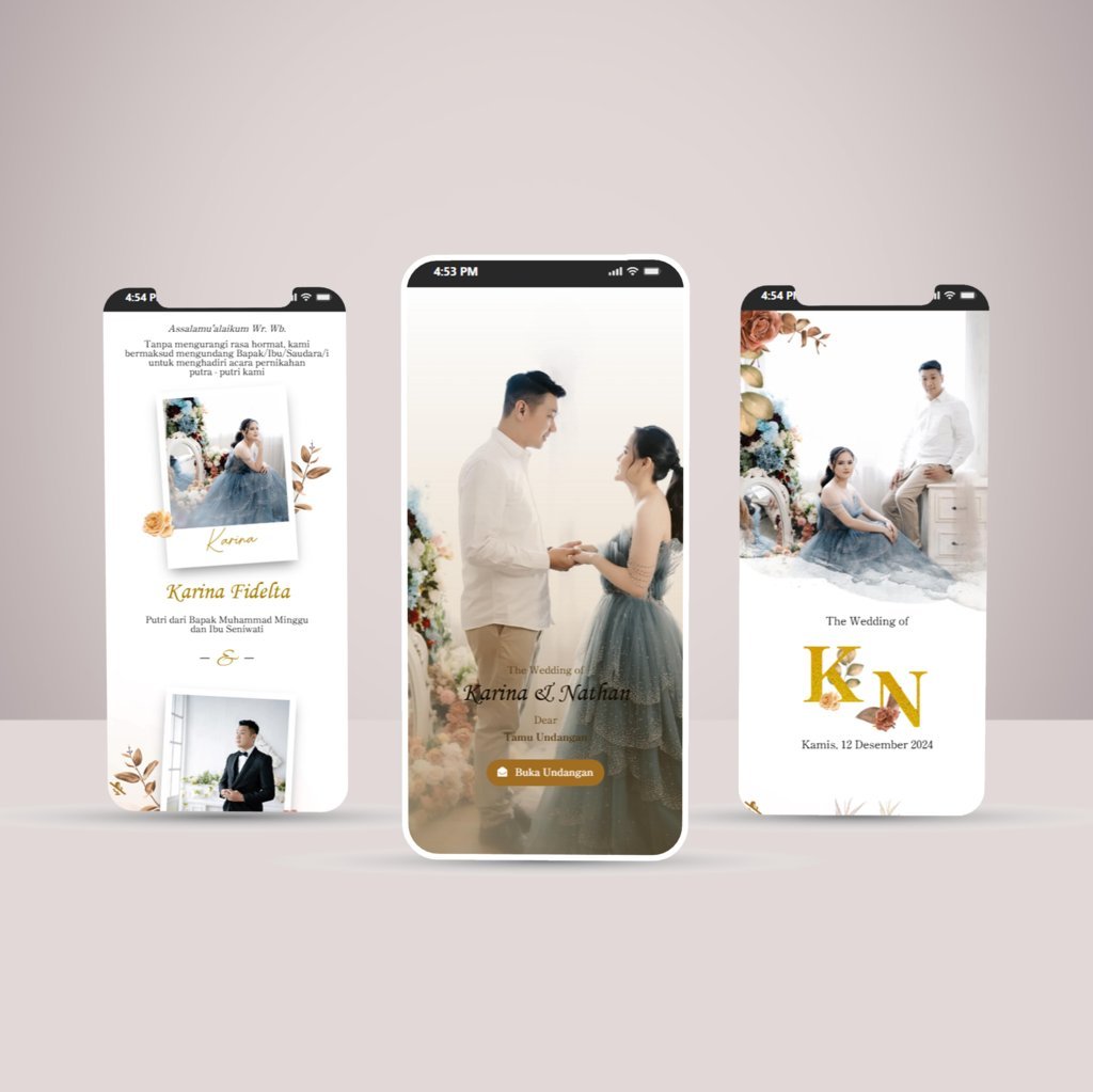 Undangan Website Tema AC Cream-5
