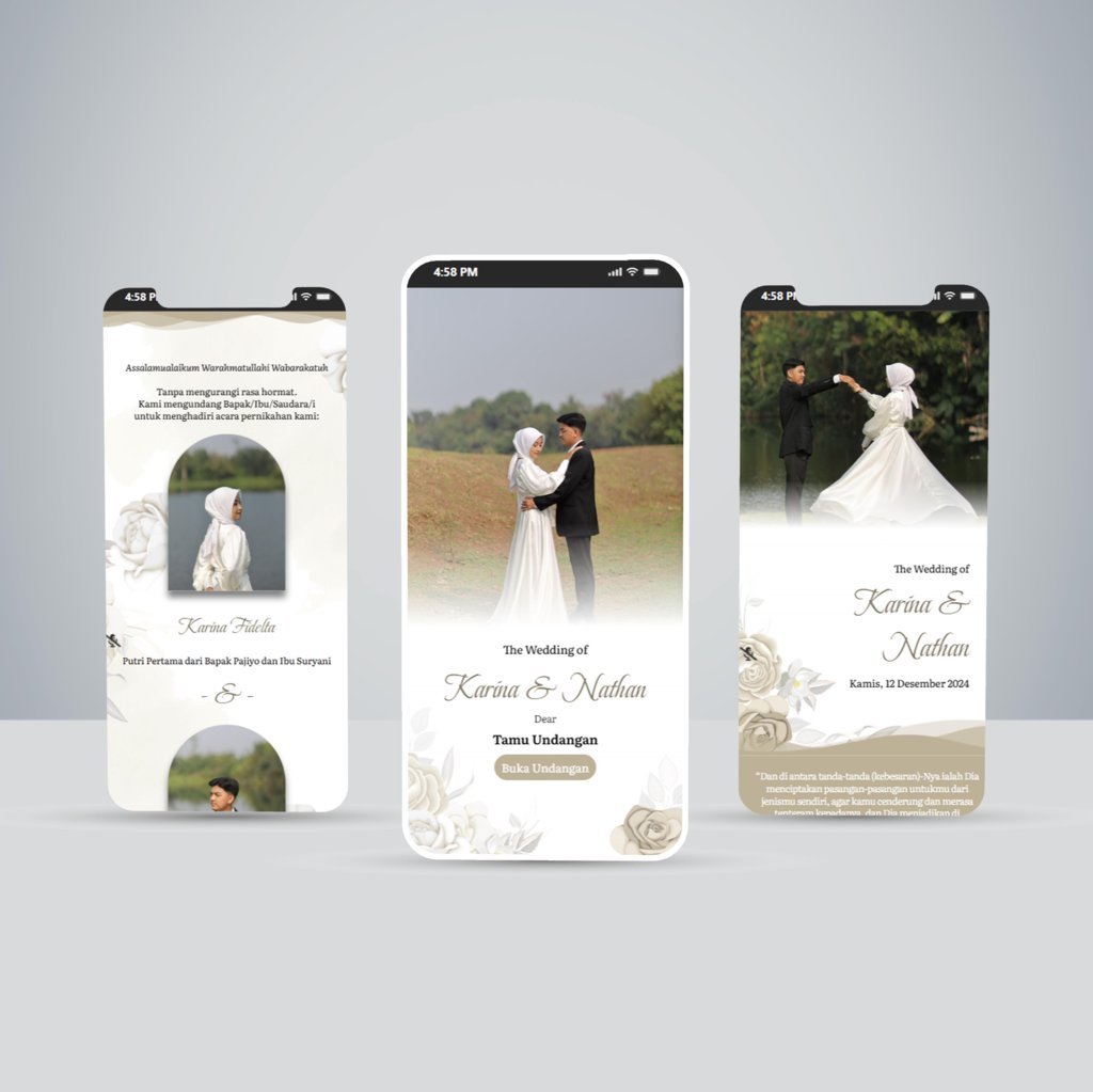Undangan Website Tema AF Cream-1