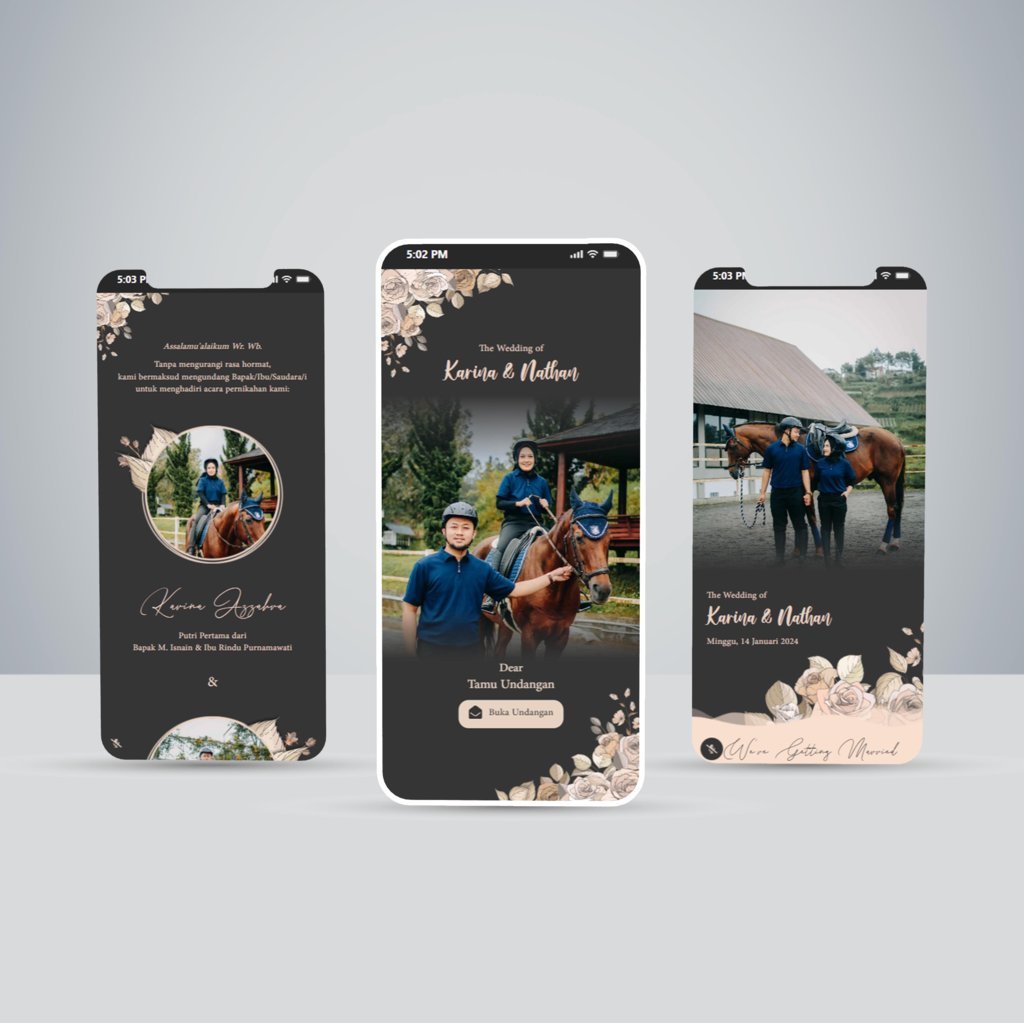 Undangan Website Tema P-1